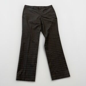 3/$25 Sale! Banana Republic Women's Ryan Dress Pants Sz 6 Dark Gray Pinstripe